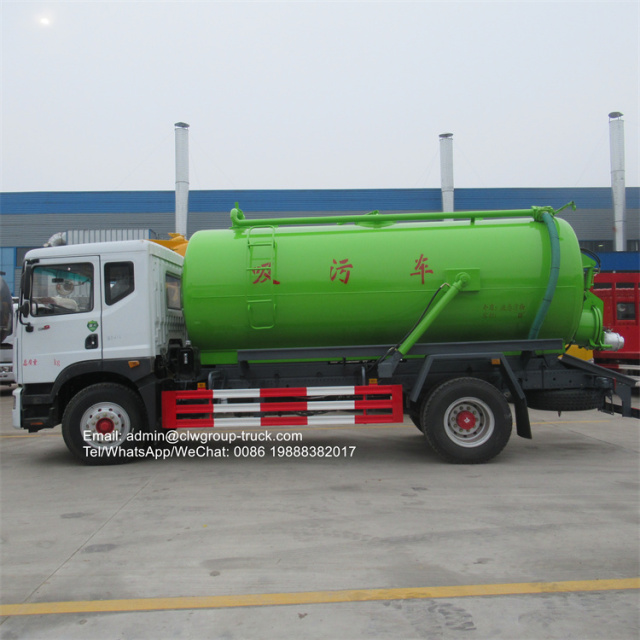 Dongfeng 12000l 14000l sewer cleaning vehicle