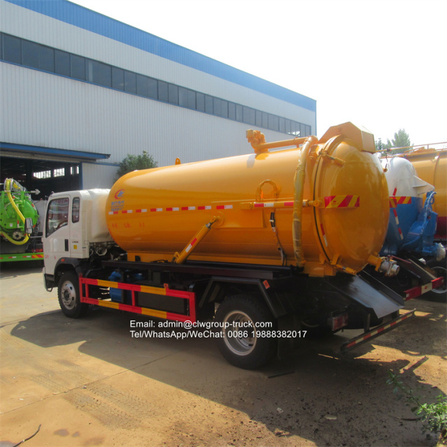 sinotruk howo vacuum cleaner truck 12m3 14m3