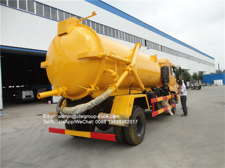 Dongfeng 14m3 15m3 sewage drainage truck