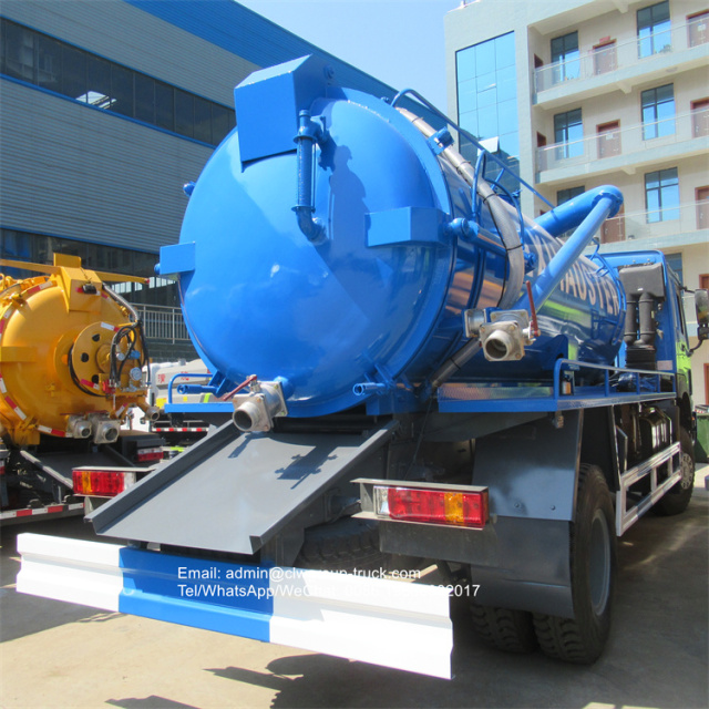Sinotruk vacuum sewer cleaning truck 12tons 14tons