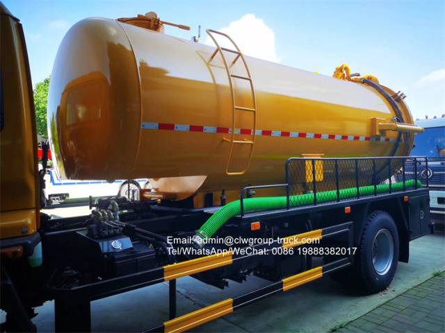 Isuzu 12000l 14000l sewage desposal tanker truck