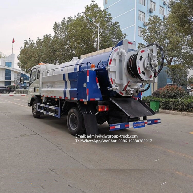 Sinotruk howo sewer jetter drain cleaner truck