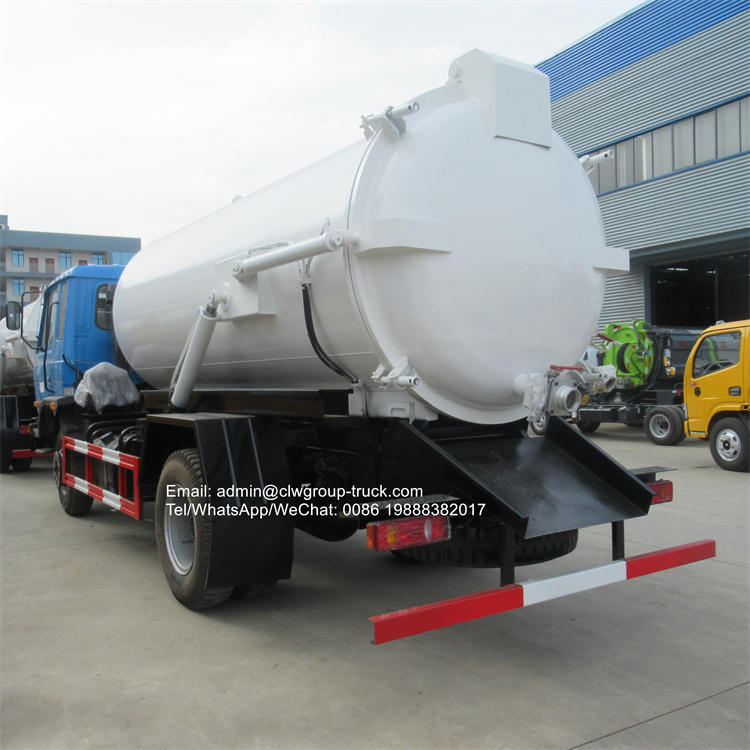 Dongfeng 8 ton 10tons vacuum truck sucker