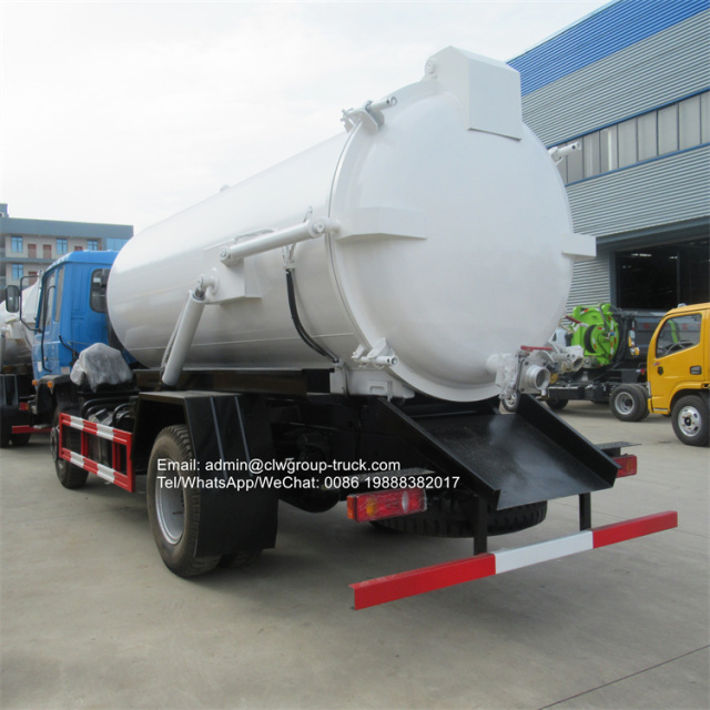 Dongfeng 8 ton 10tons vacuum truck sucker