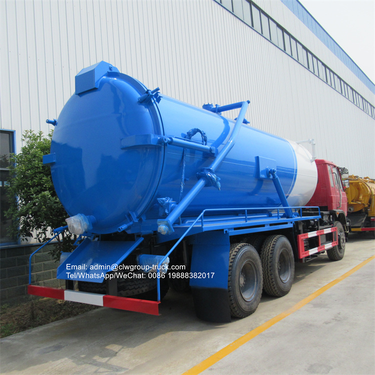 Dongfeng 6x4 16m3 sewage disposal trucks sale