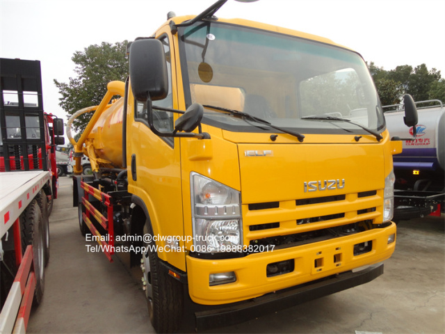 8000 liter vacuum suction truck for sale isuzu