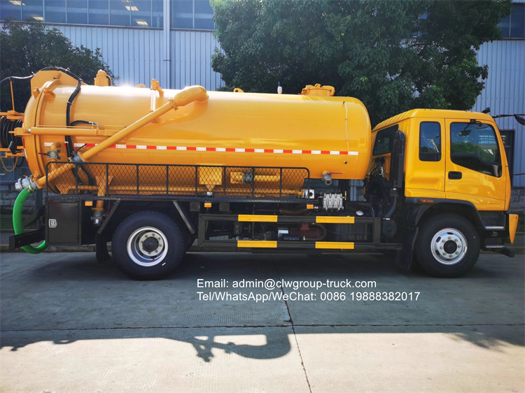 Isuzu 12000l 14000l sewage desposal tanker truck