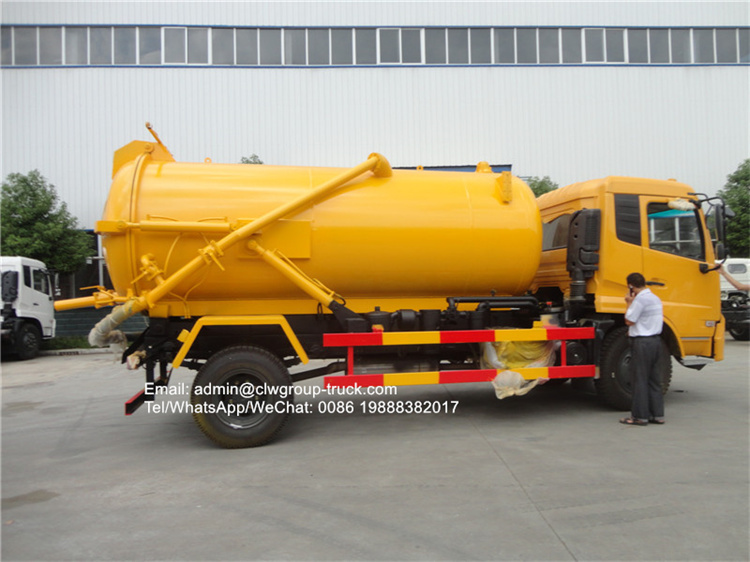 Dongfeng 14m3 15m3 sewage drainage truck