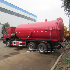 waste liquid howo vaccum tanker truck 20000 litres