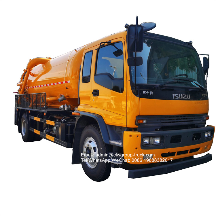 Isuzu 12000l 14000l sewage desposal tanker truck