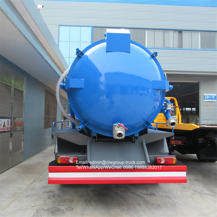 dongfeng 8-10m3 vacuum emptier