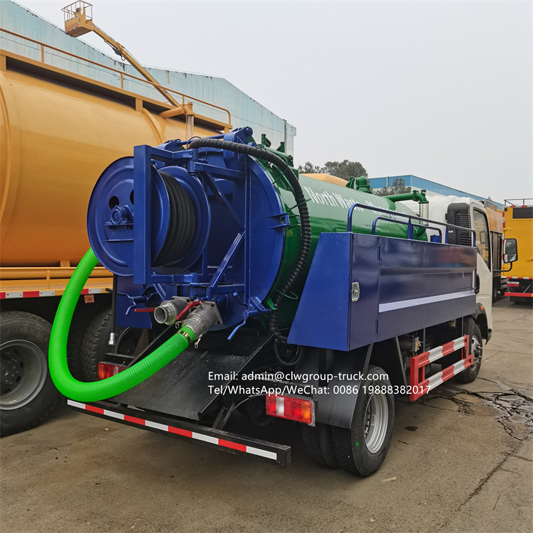 Sinotruk howo sewer jetter drain cleaner truck