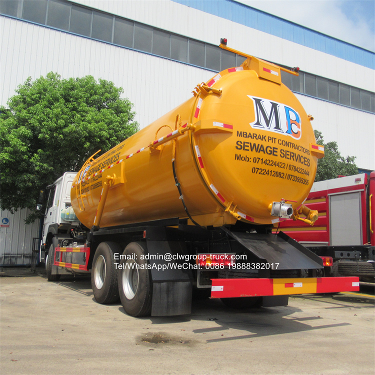20m3 vacuum sewage suction truck