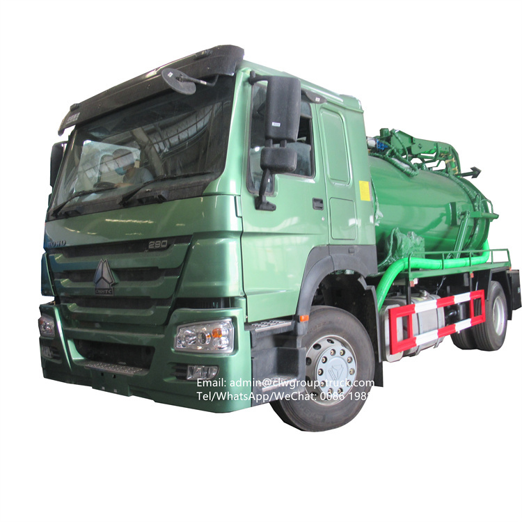 Sinotruk 15m3 clean tunnel truck