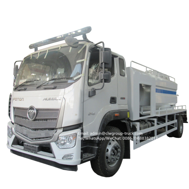 Foton 12m3 combination vacuum and drain cleaner truck