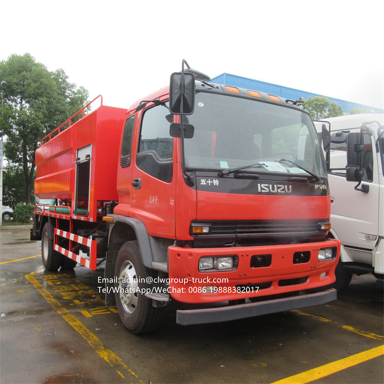 ISUZU 15m3 sewage jetting truck