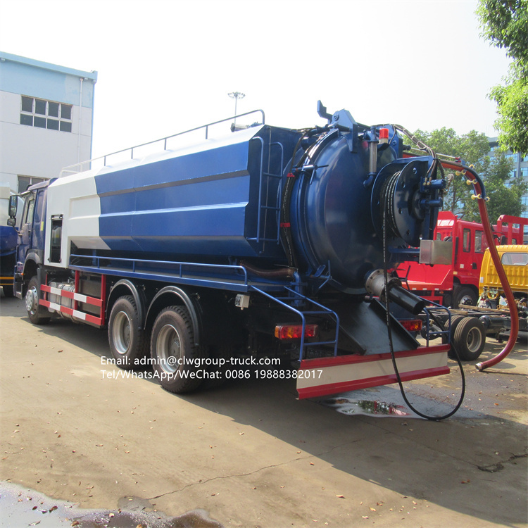 Sinotruk 20m3 sewer jetting truck