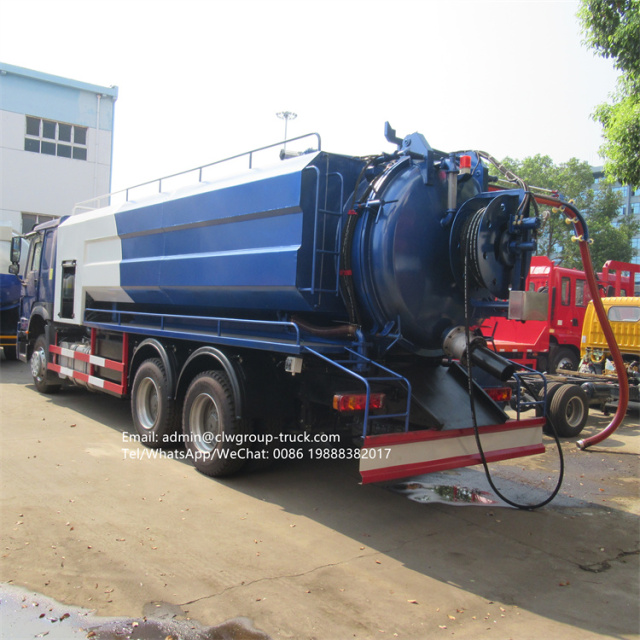 Sinotruk 20m3 sewer jetting truck