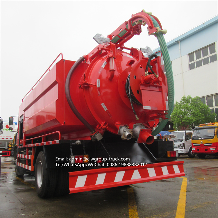 ISUZU 15m3 sewage jetting truck