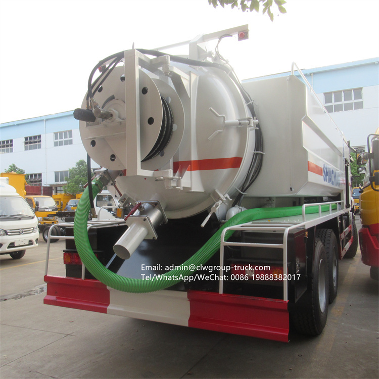 Shacman 20m3 22m3 sewer jet cleaning truck