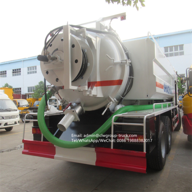 Shacman 20m3 22m3 sewer jet cleaning truck