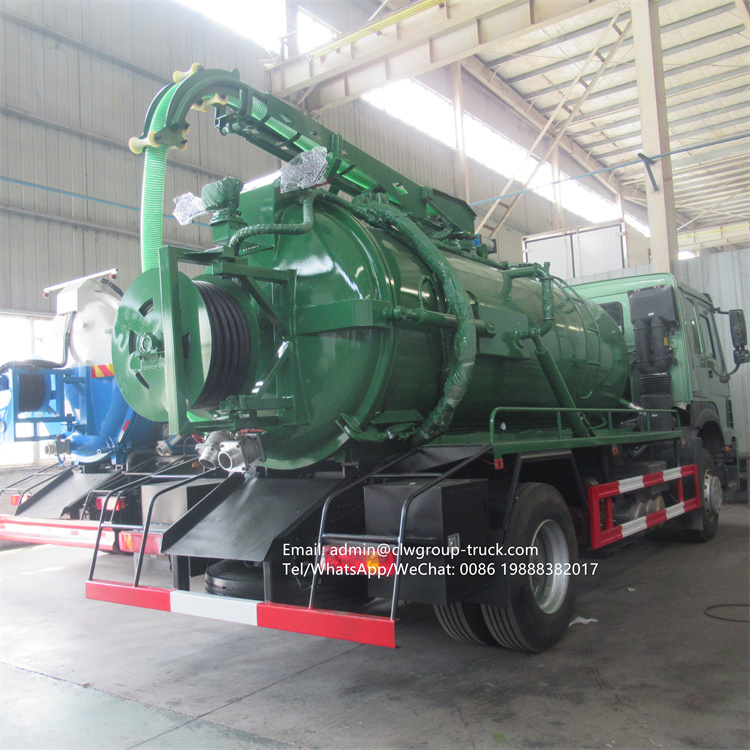 Sinotruk 15m3 clean tunnel truck