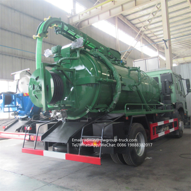 Sinotruk 15m3 clean tunnel truck