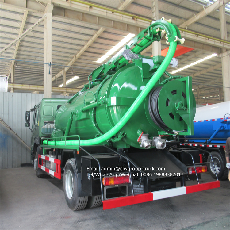 Sinotruk 15m3 clean tunnel truck