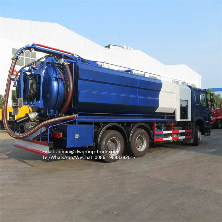 Sinotruk 20m3 sewer jetting truck