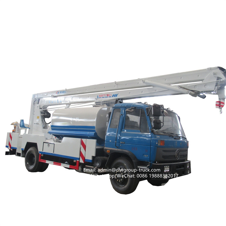 dongfeng 18m 20m aerial working basket truck with water tanker