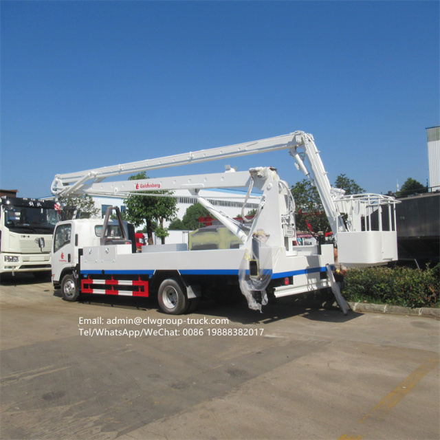 Isuzu 190hp 16m cherry picker truck