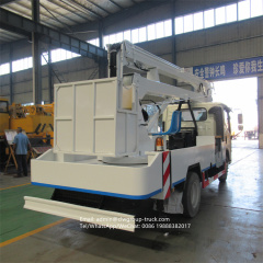 Foton 14m 16m truck mounted street light lift aerial truck