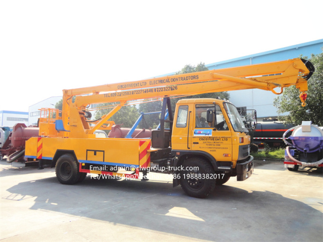 dongfeng 22m 190hp truck mounted aerial work platform