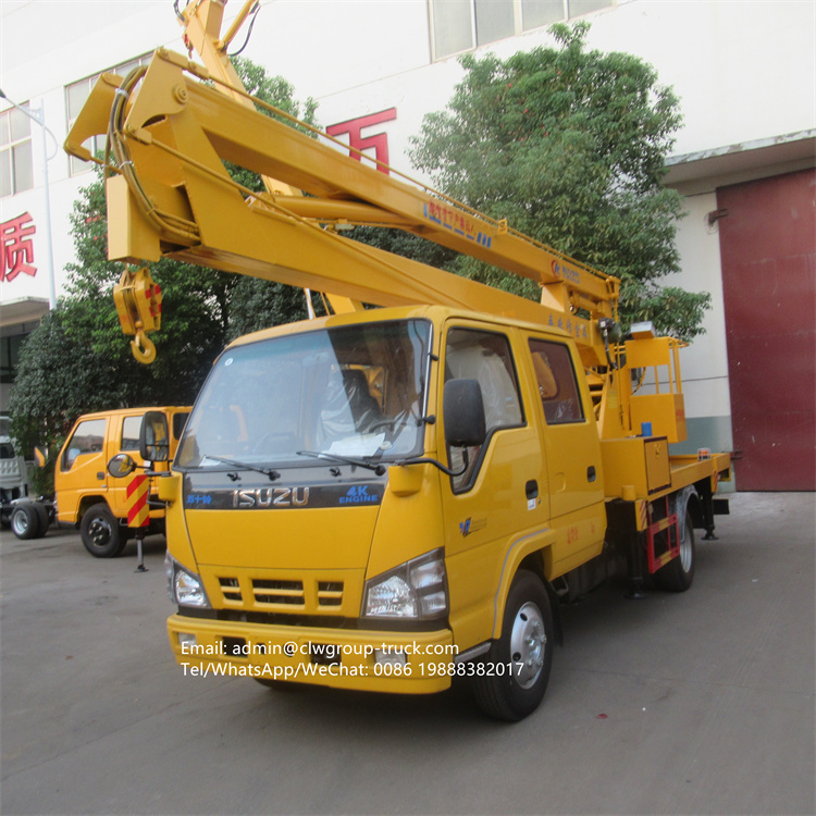 Isuzu 14m hydraulic beam lifter