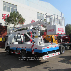 howo 4x2 high working platform truck