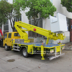 isuzu 18m telescopic boom truck