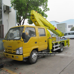 isuzu 18m telescopic boom truck