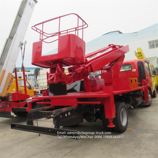 Isuzu telescopic bucket trucks 14m