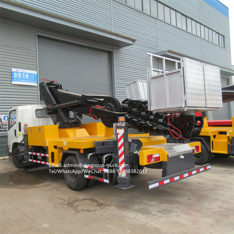 JMC 29m truck mounted telescopic boom platform