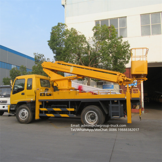 Isuzu 20m telescope lift platform truck