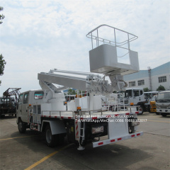 Isuzu high altitude telescopic platform truck
