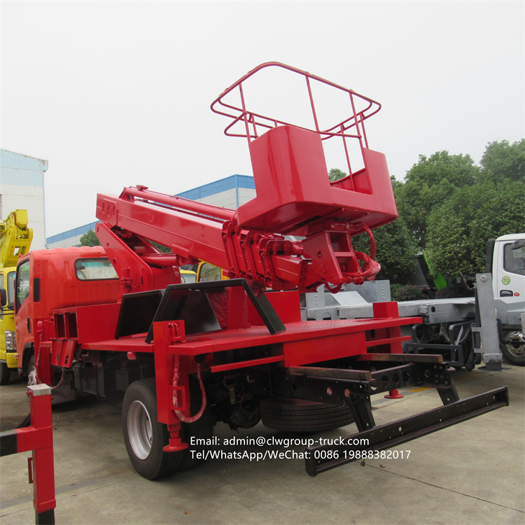 Isuzu telescopic bucket trucks 14m