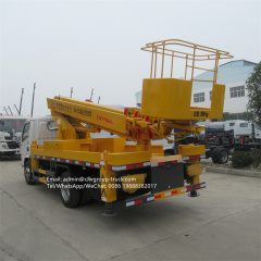dongfeng telescopic aerial platform truck