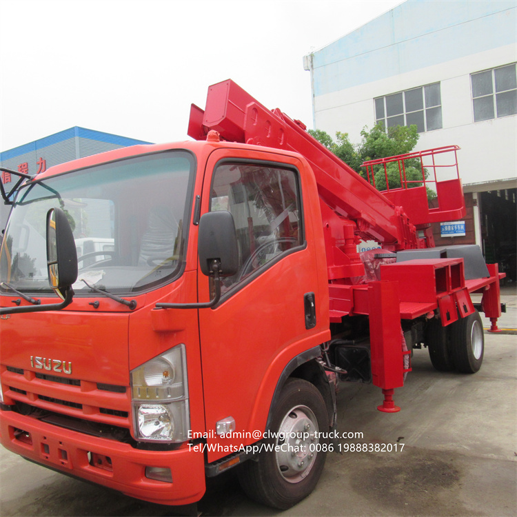 Isuzu telescopic bucket trucks 14m