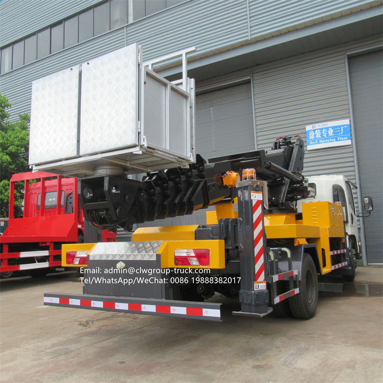 JMC 29m truck mounted telescopic boom platform