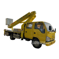 isuzu 18m telescopic boom truck