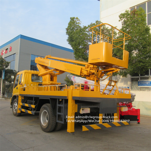Isuzu 20m telescope lift platform truck