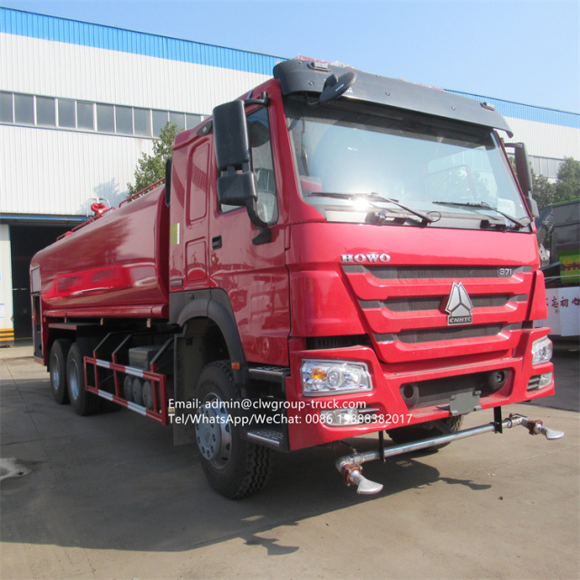 Sinotruk howo 16-20tons water tanker fire truck