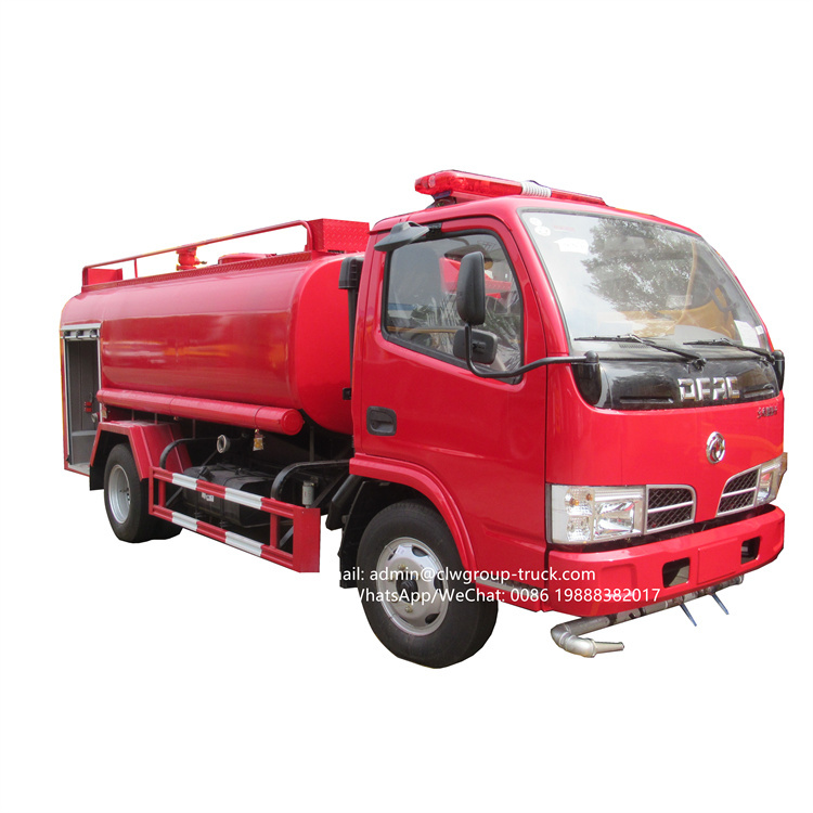 dongfeng 3-5m3 water tanker fire truck
