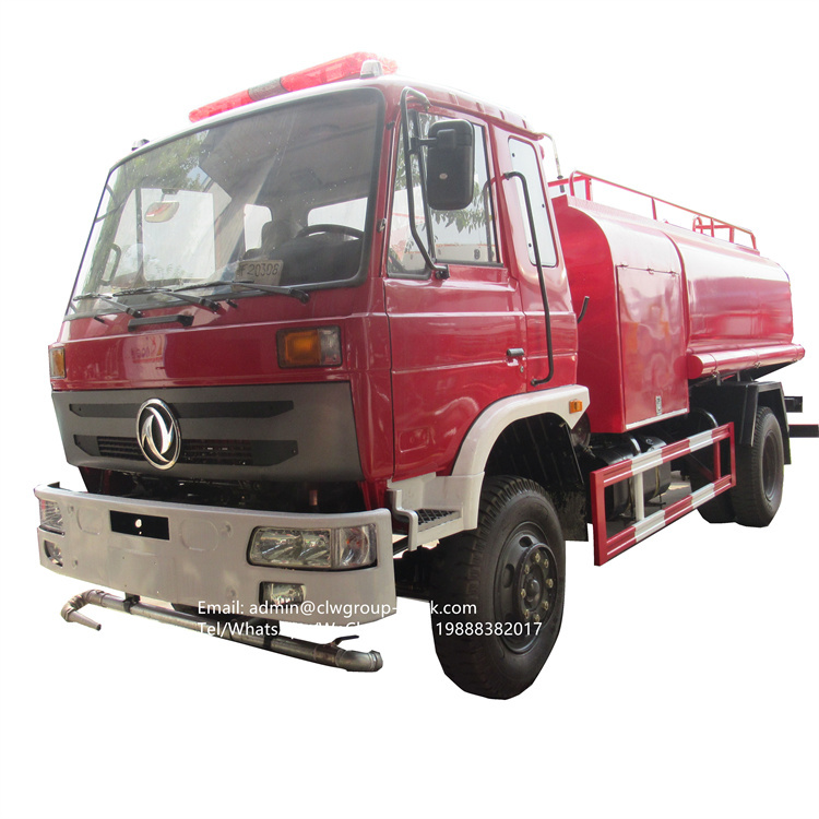 dongfeng 12-15tons fire fighting water tanker truck